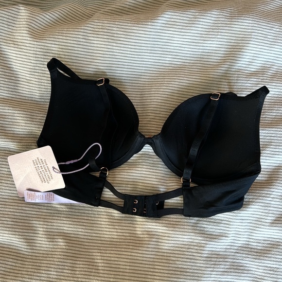 NWT Savage X Fenty plunge push up bra 30C black - Picture 2 of 5
